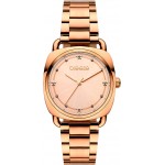 BREEZE Musette Crystals Rose Gold Stainless Steel Bracelet 212071.4